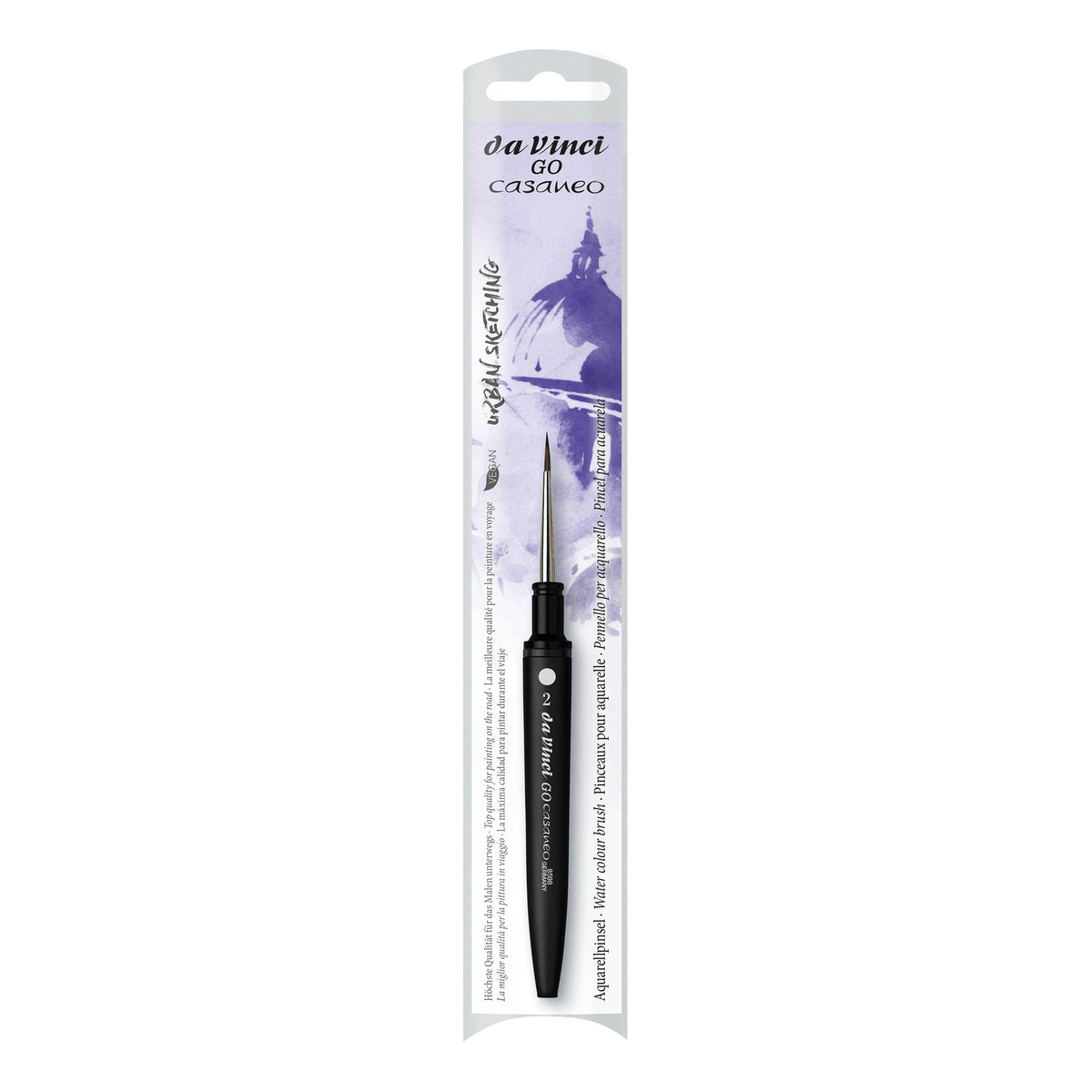da Vinci Casaneo 8598 Travel Go Round Brushes