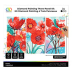 Diamond Dotz Triptych Three Panel Kit Poppy