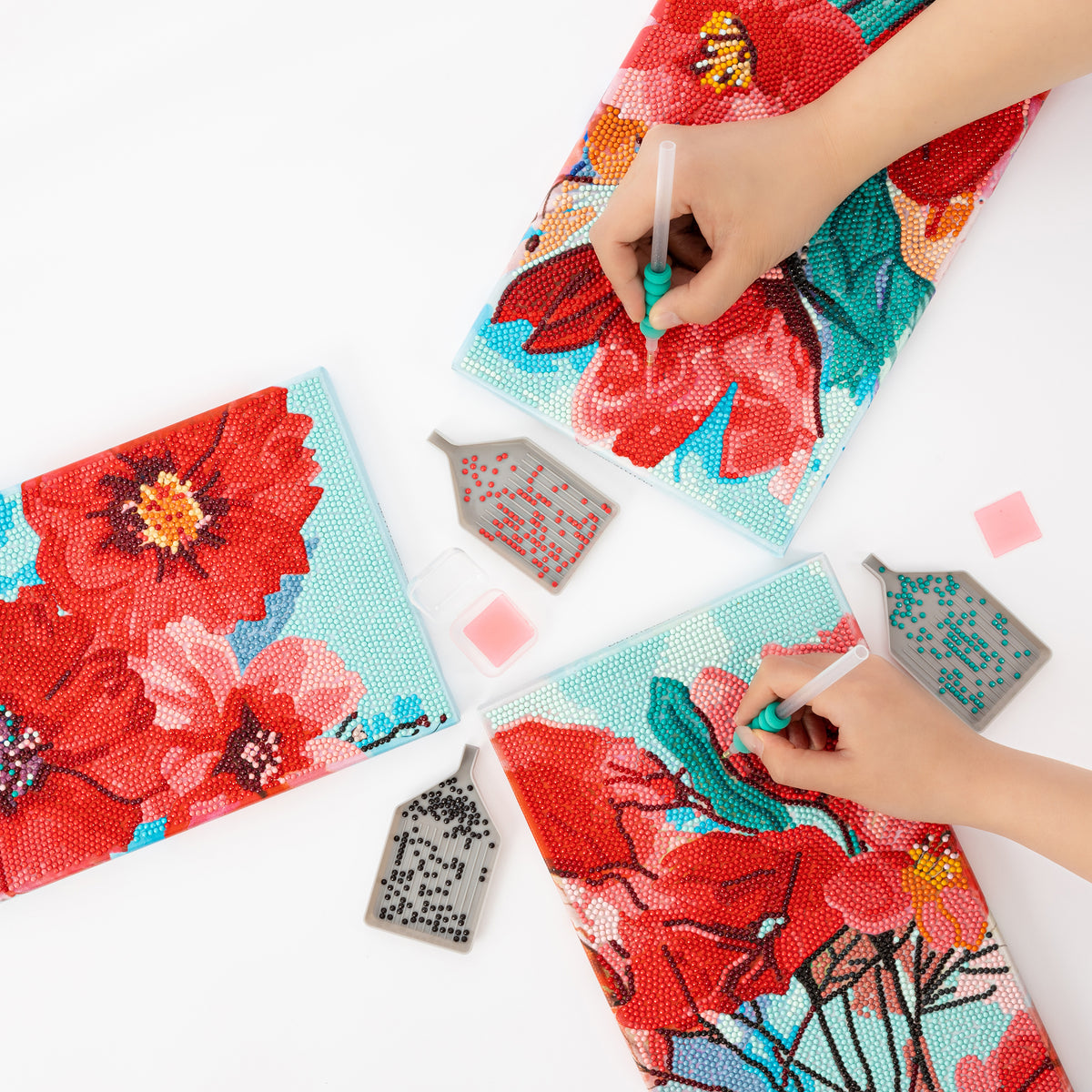 Diamond Dotz Triptych Three Panel Kit Poppy