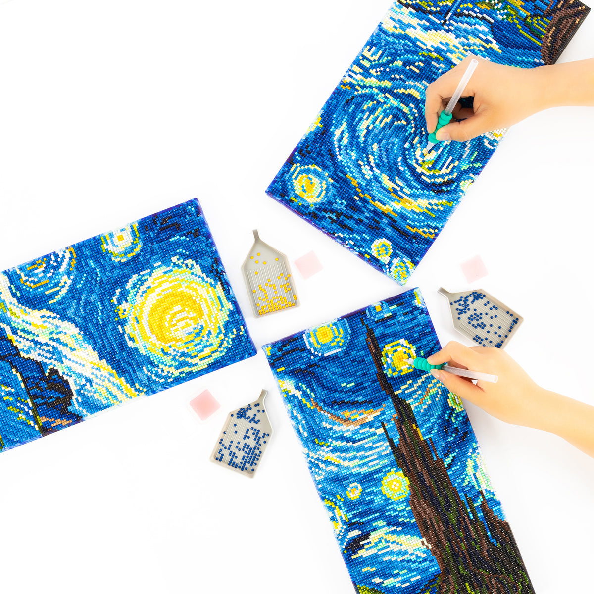 Diamond Dotz Triptych Three Panel Kit Van Gogh Starry Night