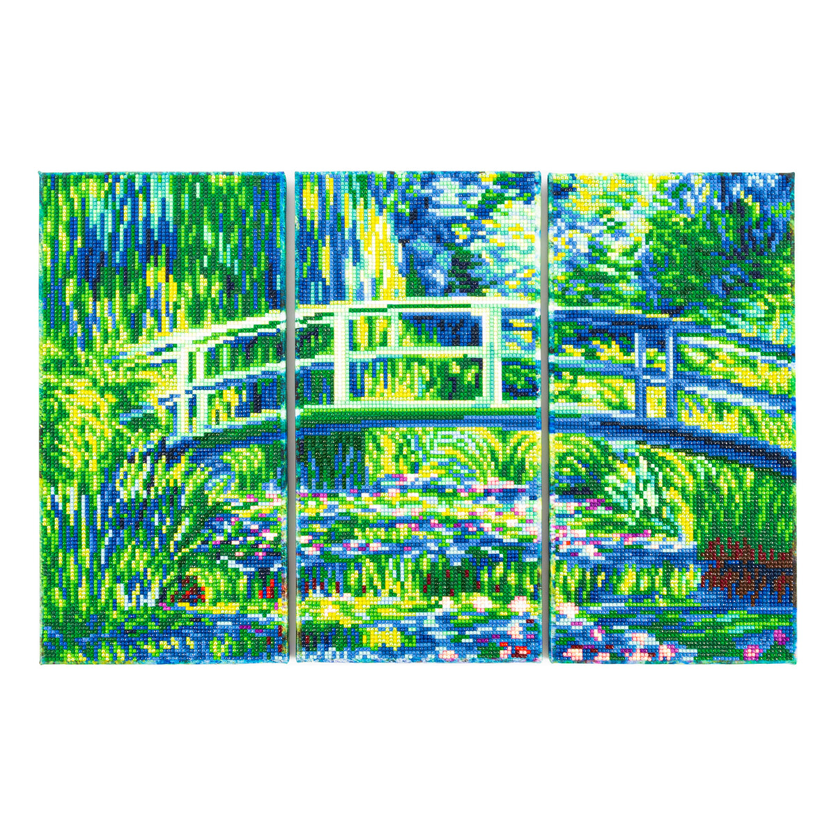 Diamond Dotz Triptych Three Panel Kit Monet Water Lilies