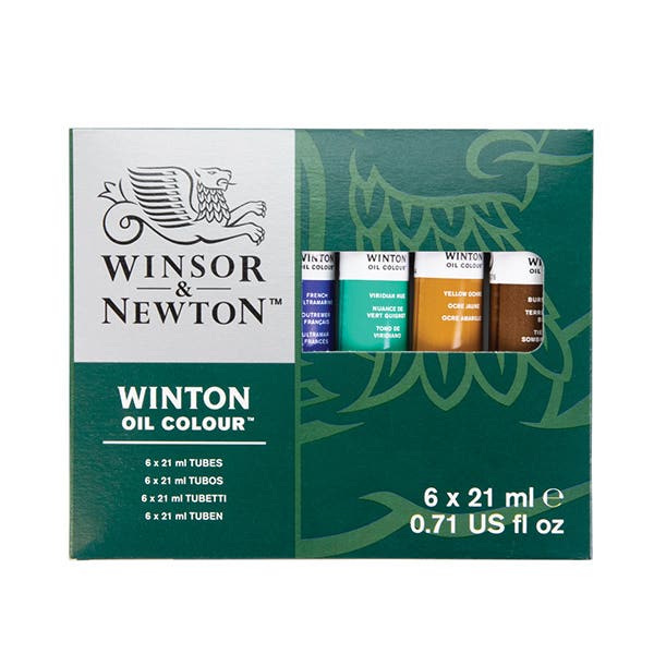 Winsor & Newton Winton Oil Colour 6x21ml Tube Set