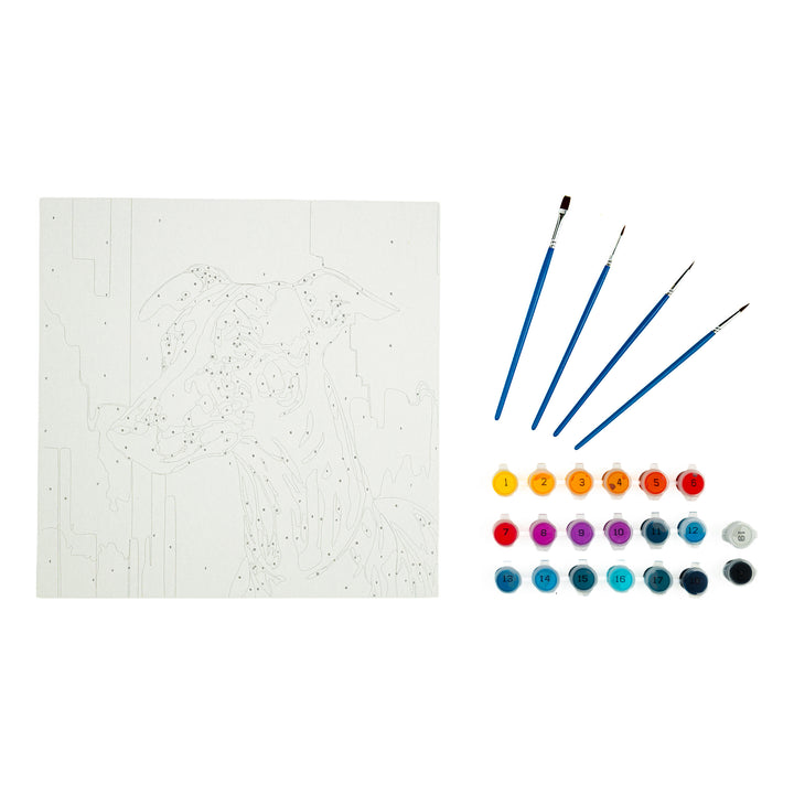 Reeves 260 Year Limited Edition - Paint by Numbers Greyhound