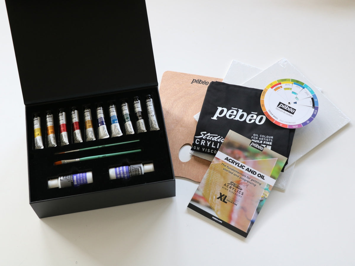 Pebeo Studio Acrylic Painting Technique Complete Basic Set