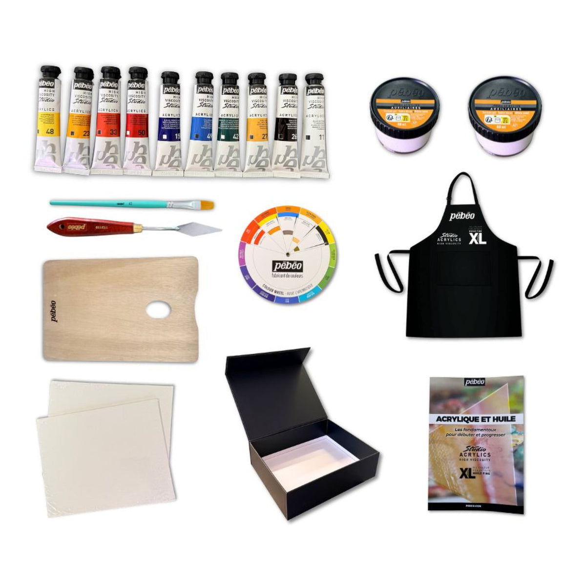 Pebeo Studio Acrylic Painting Relief Techniques Set