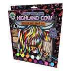 Splat Planet Wooden Art Kit Highland Cow