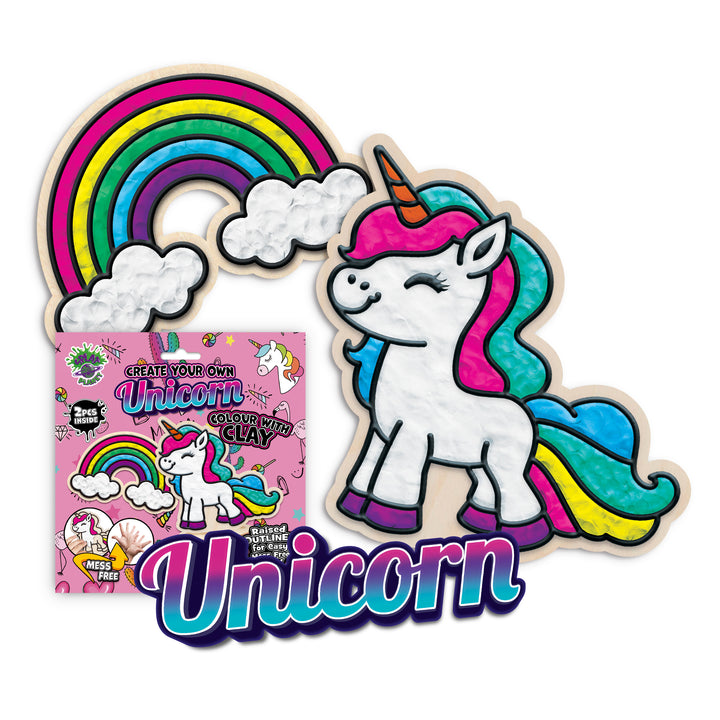 Splat Planet Air Dry Clay Set Unicorn/Rainbow