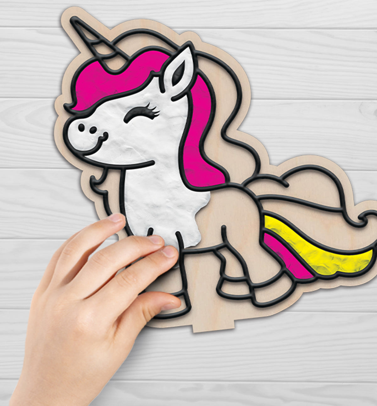 Splat Planet Air Dry Clay Set Unicorn/Rainbow