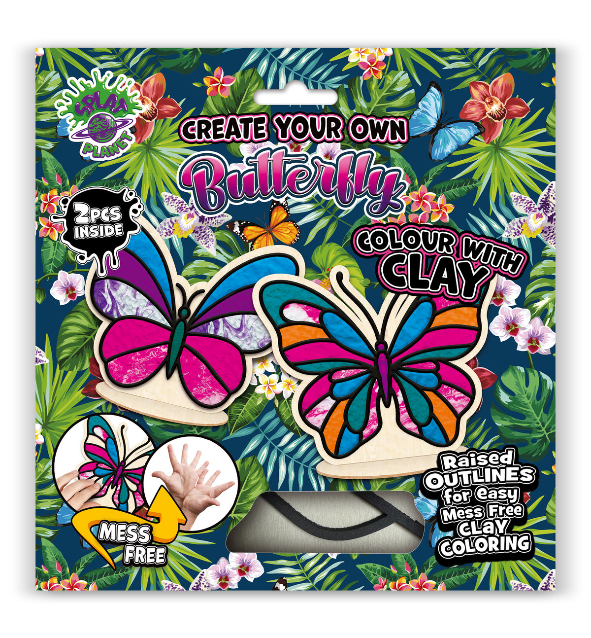Splat Planet Air Dry Clay Set Butterfly