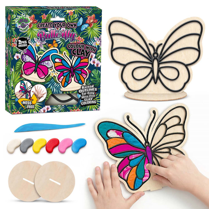 Splat Planet Air Dry Clay Set Butterfly