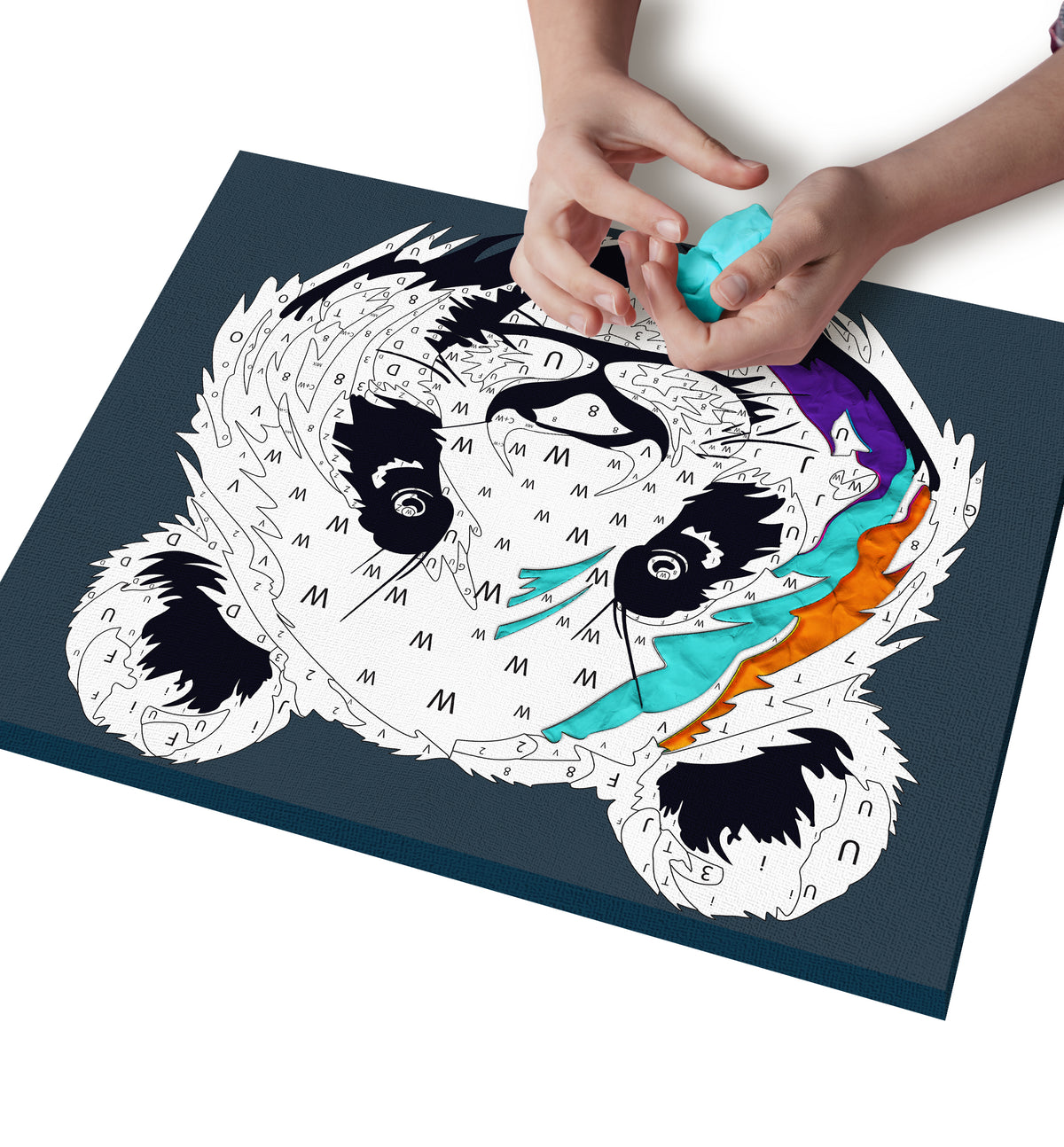Splat Planet Adult Air Dry Clay Set Panda