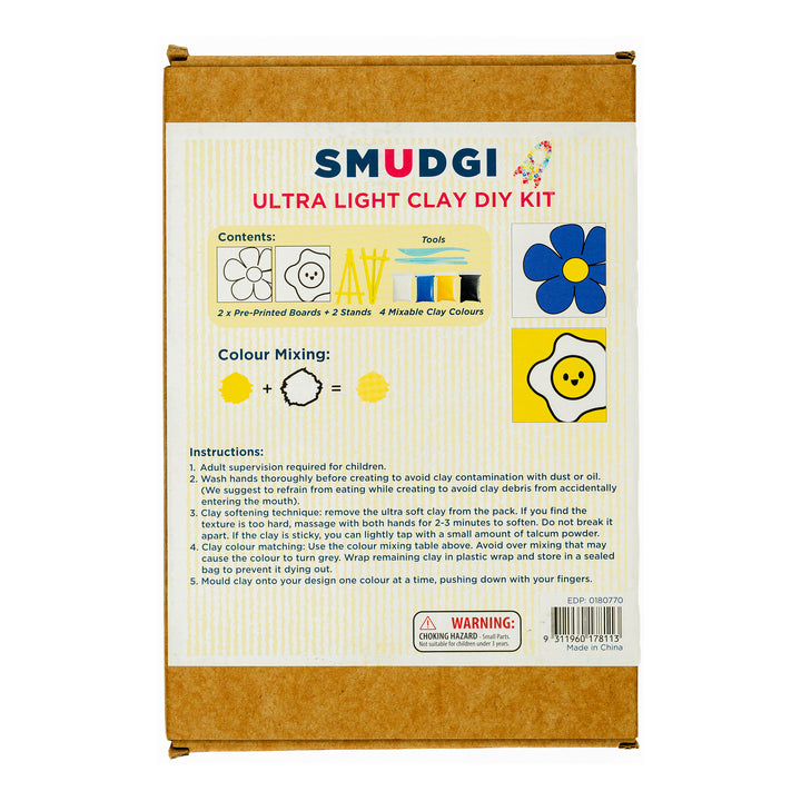 Smudgi Ultra Light Clay Set Flowers
