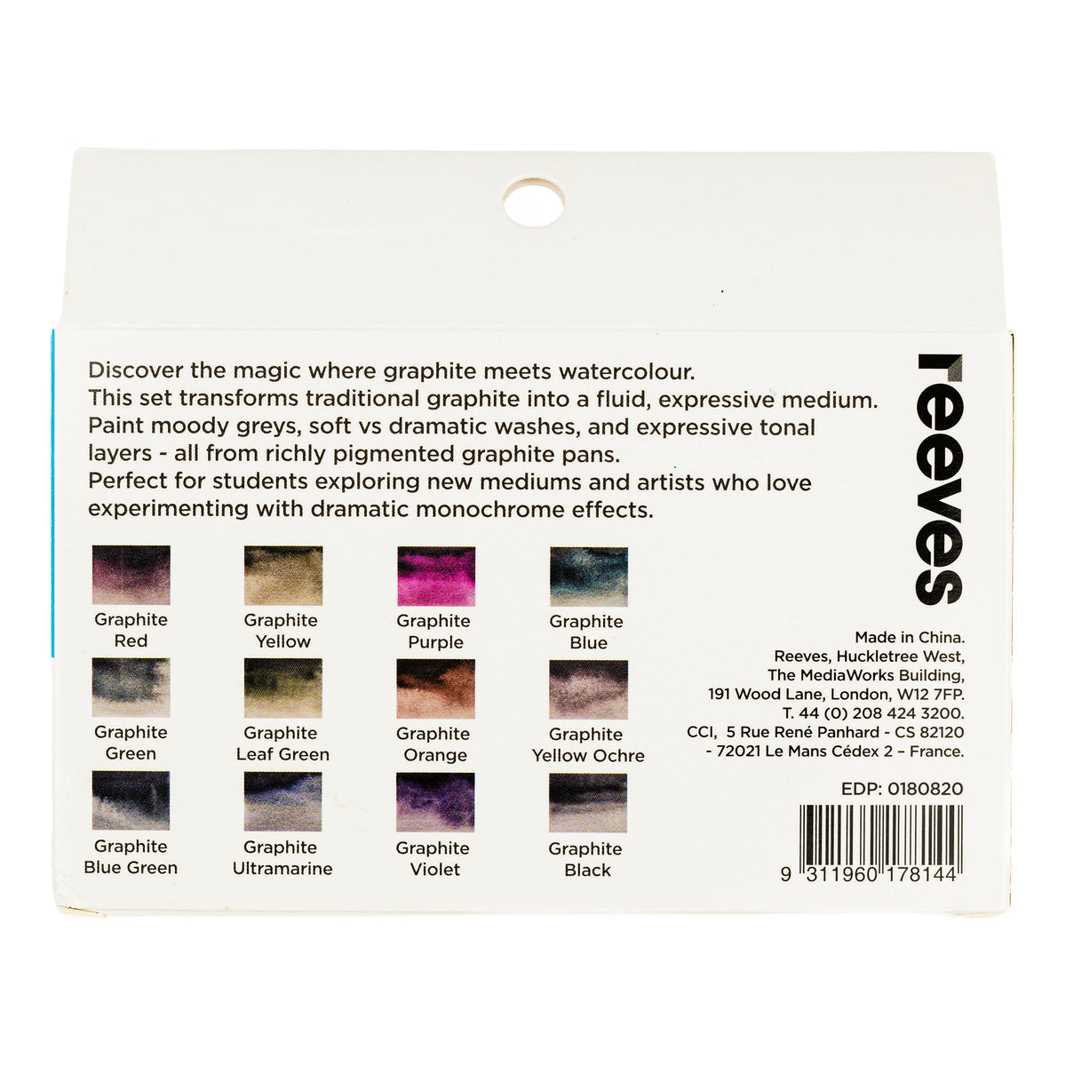 Reeves Graphite Watercolour Set 14