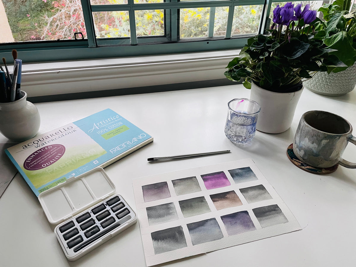 Reeves Graphite Watercolour Set 14