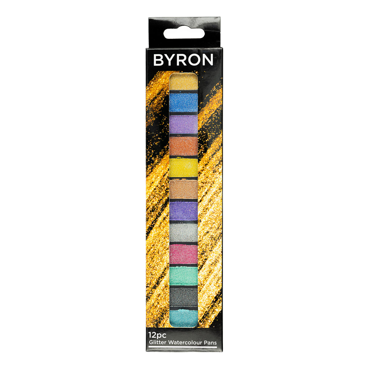 Byron Glitter Watercolour Palette Set 12