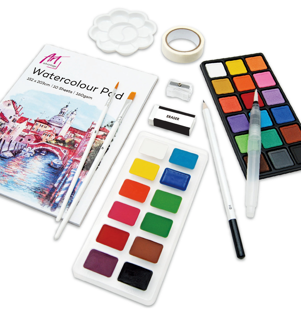 Eckersley's Exclusive Art Advantage Watercolour Pouch 40