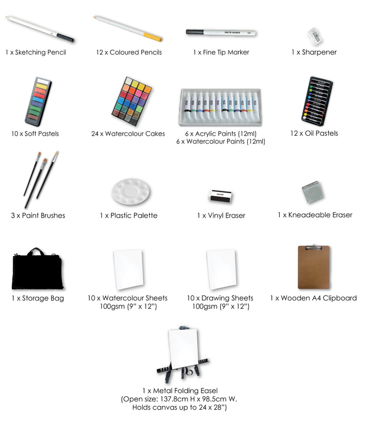 Jasart Mixed Media Carry Bag Set 102