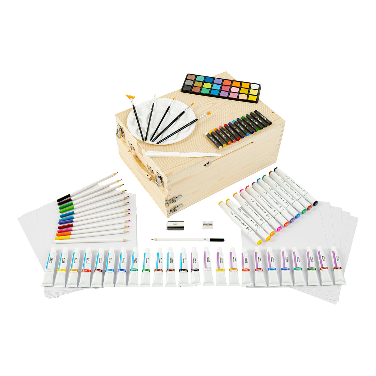 Eckersley's Exclusive Art Advantage Mixed Media Wooden Box Set 108