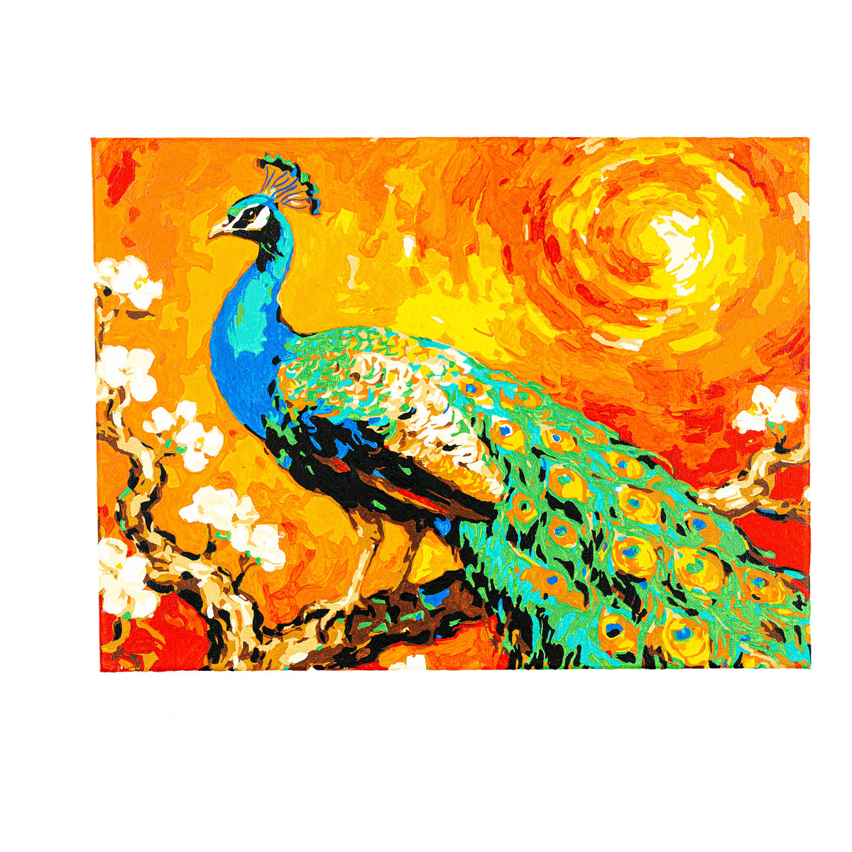 Byron Paint by Number Kit - Peacock