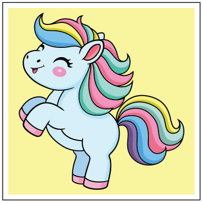 Smudgi Kids Painting Canvas Unicorn
