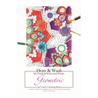 Jasart Wash & Draw Colouring Book Geometric