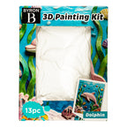 Byron 3D Relief Painting Set Dolphin