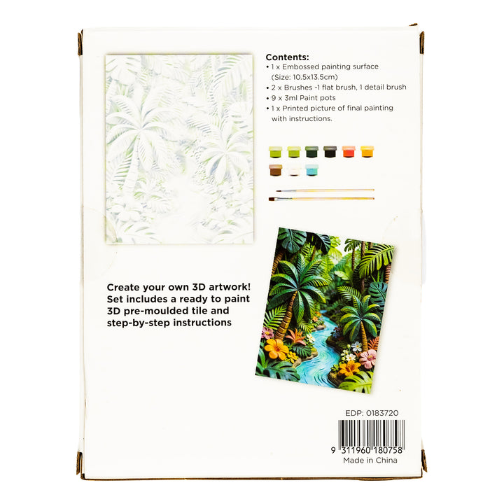 Byron 3D Relief Painting Set Rainforest