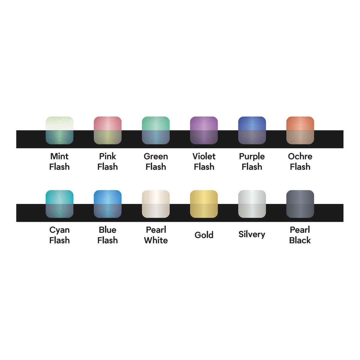 HIMI Twin Cup Gouache Paint Set 12 Cham Colours