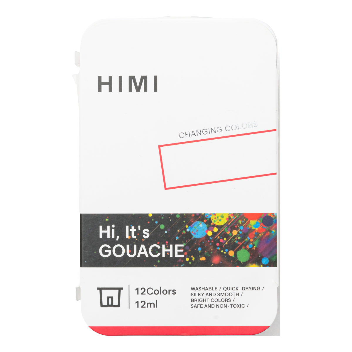 HIMI Twin Cup Gouache Paint Set 12 Cham Colours