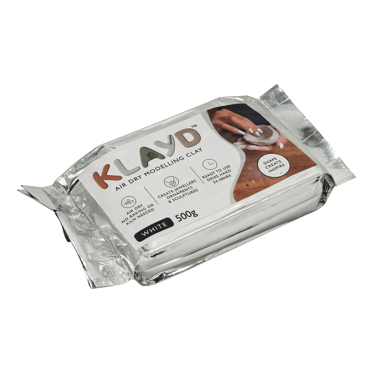 Klayd Air Dry Clay White
