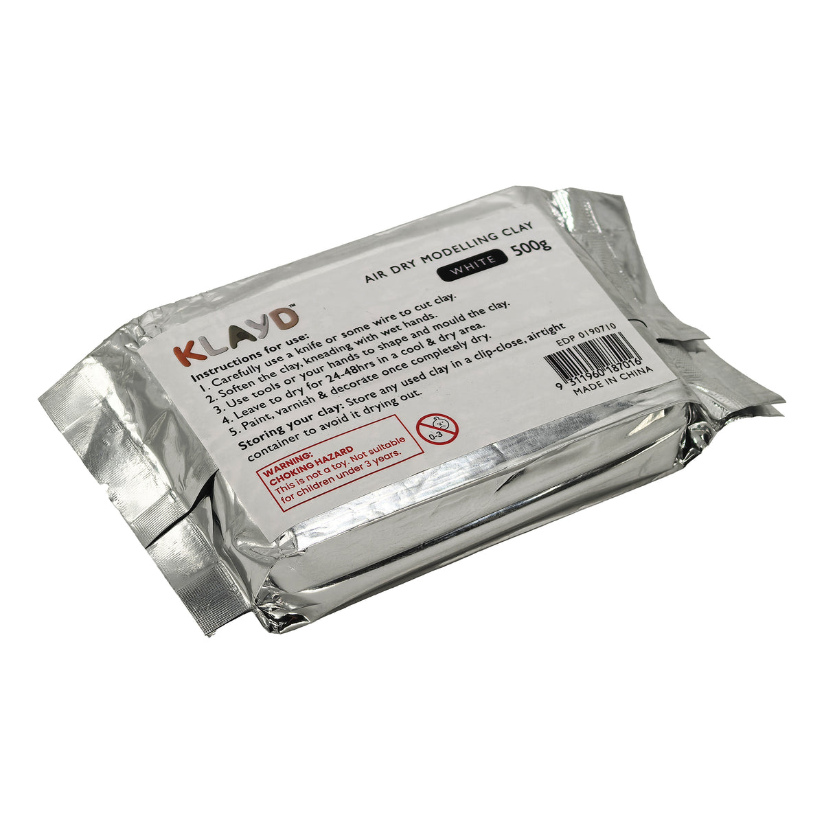 Klayd Air Dry Clay White