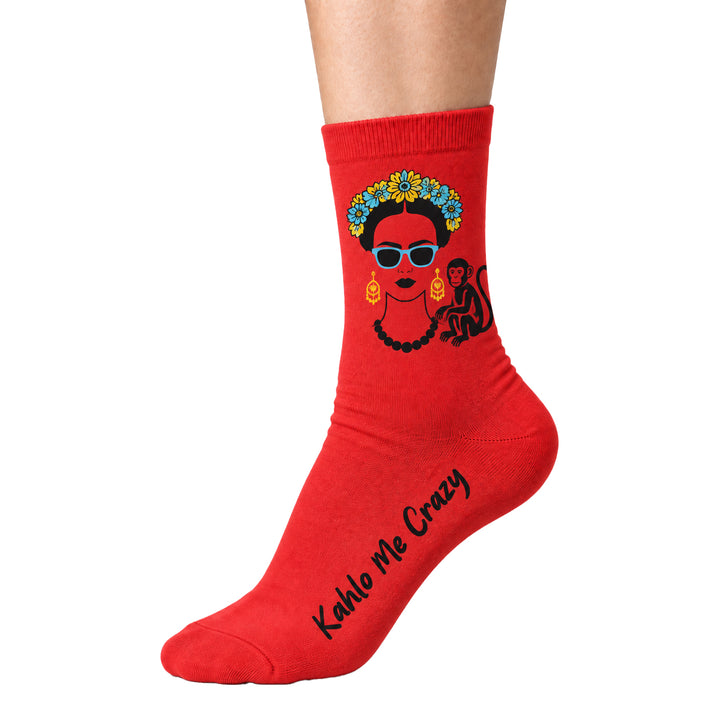 da Feetci Socks Kahlo Me Crazy