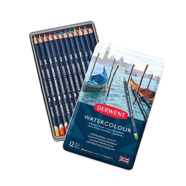 Derwent Watercolour Pencil Tin Sets