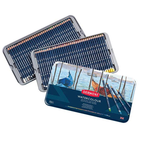 Derwent Watercolour Pencil Tin Sets