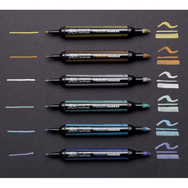Winsor & Newton Metallic Markers Set