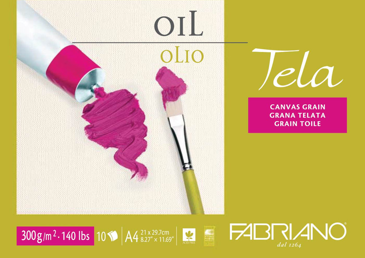 Fabriano Tela Canvas Grain Oil Pads