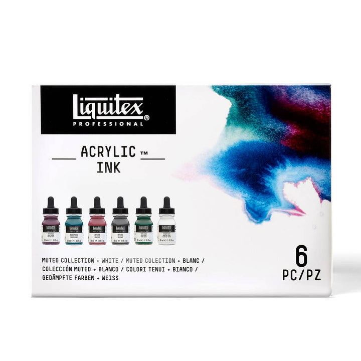 Liquitex Professional Acrylic Inks Muted Collection Set
