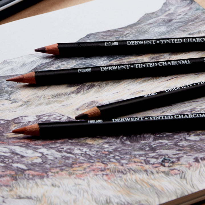 Derwent Tinted Charcoal Pencil Sets