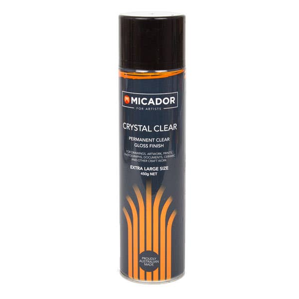 Micador For Artists Crystal Clear Varnish Spray