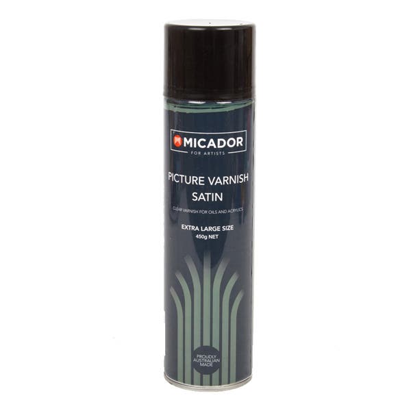 Micador For Artists Satin Picture Varnish Spray