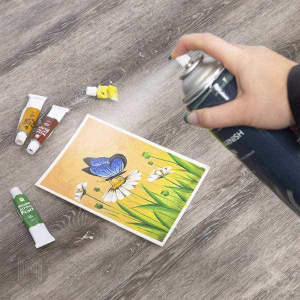 Micador For Artists Satin Picture Varnish Spray