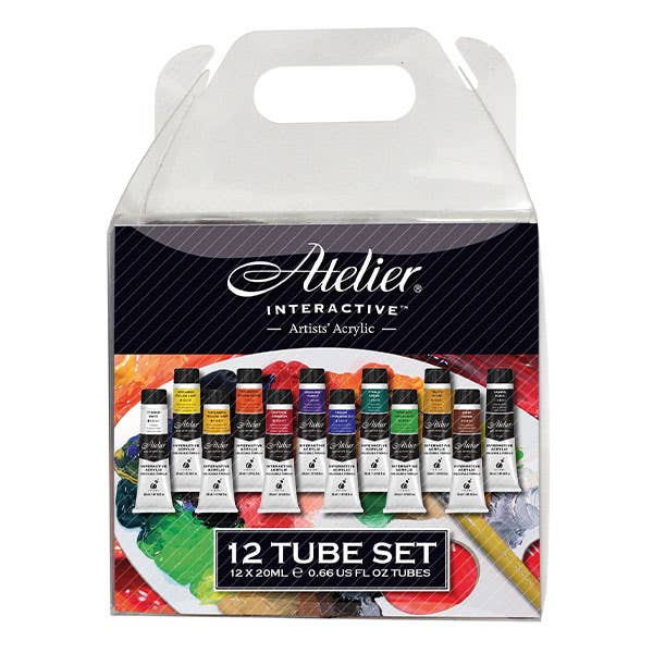Atelier Interactive Artists' Acrylic 12 x 20ml Paint Set