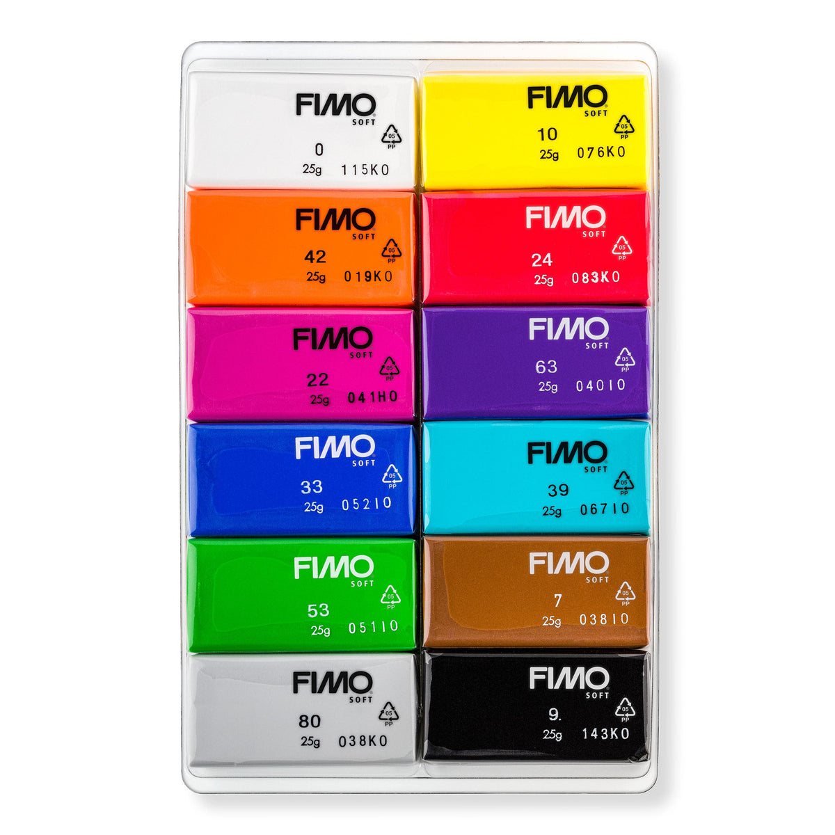 STAEDTLER FIMO Soft Basic Colours Modelling Clay Pack
