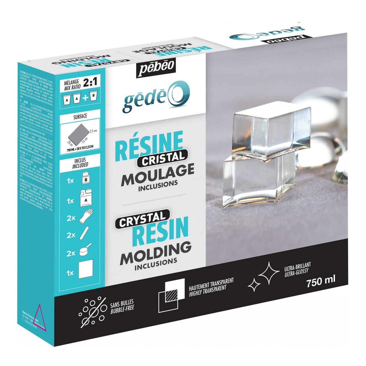 Pebeo Gedeo Clear Crystal Resin Kits