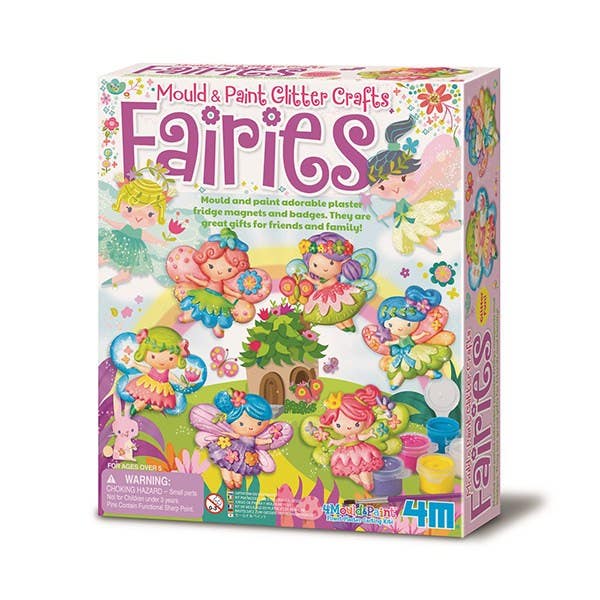 4M Mould & Paint Glitter Fairies Kit