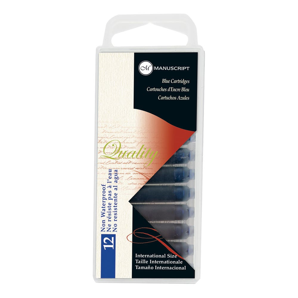 Manuscript Nib Ink Cartridge Pack of 12