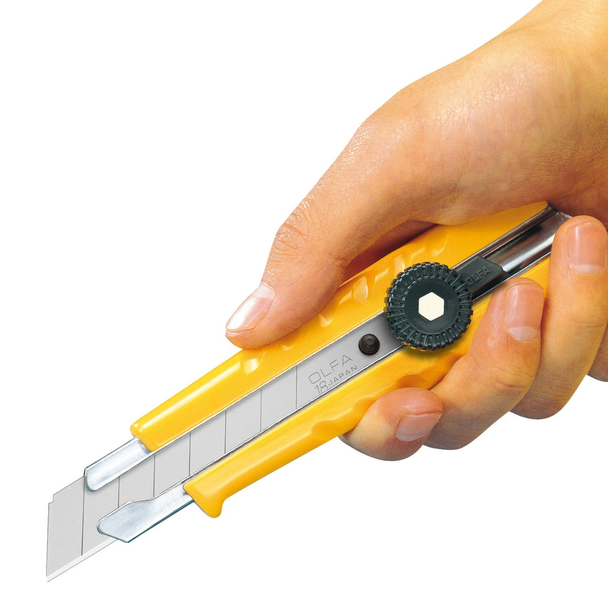 Olfa L-1 Heavy Duty 18mm Snap Blade Screwlock Cutter