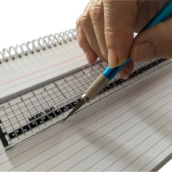 Mornsun Acrylic Ruler with Metal Edge