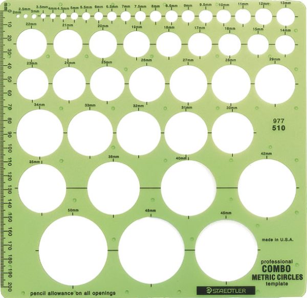 STAEDTLER Circle Templates