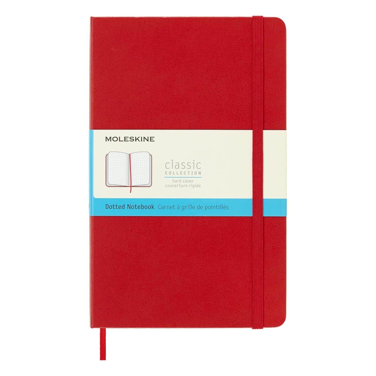 Moleskine Classic Hard Cover Red Bullet Notebook